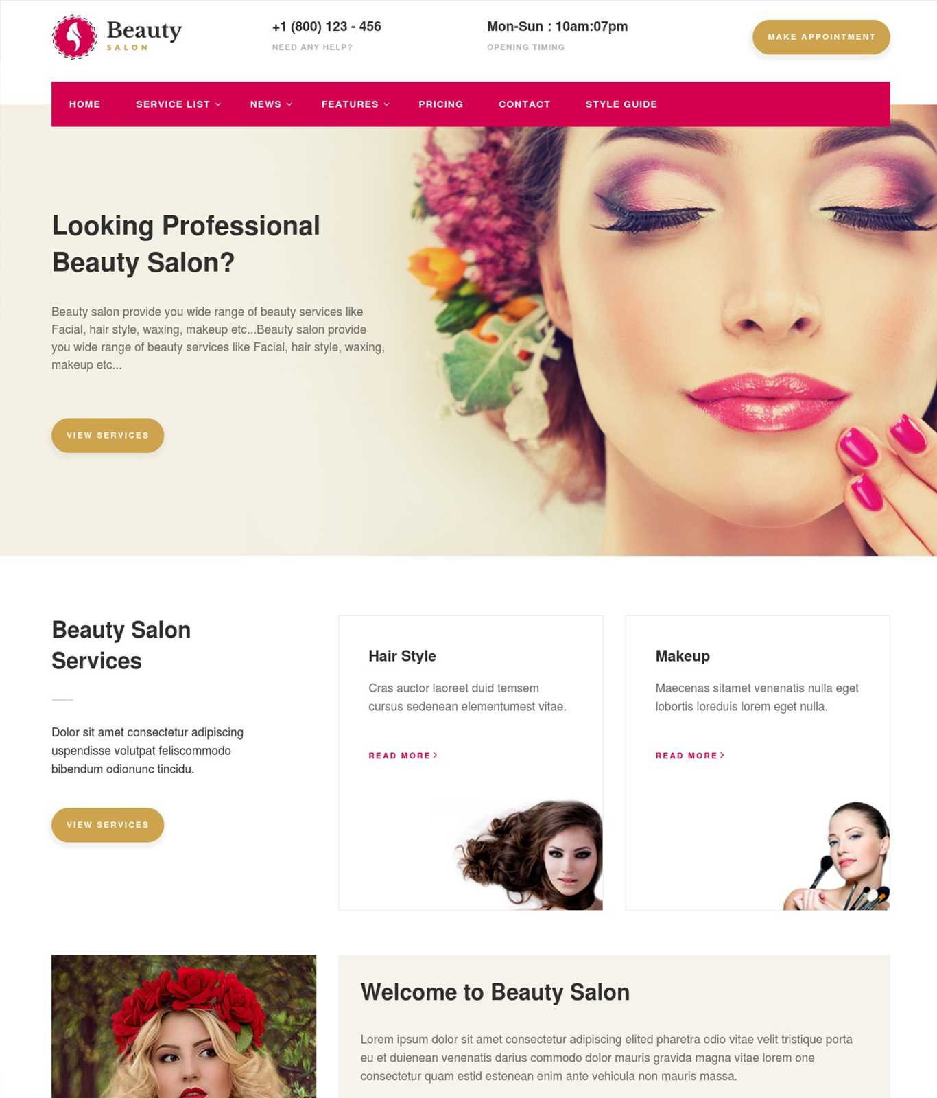 Beauty Salon Websites | Webmaken | +32 487 20 44 24